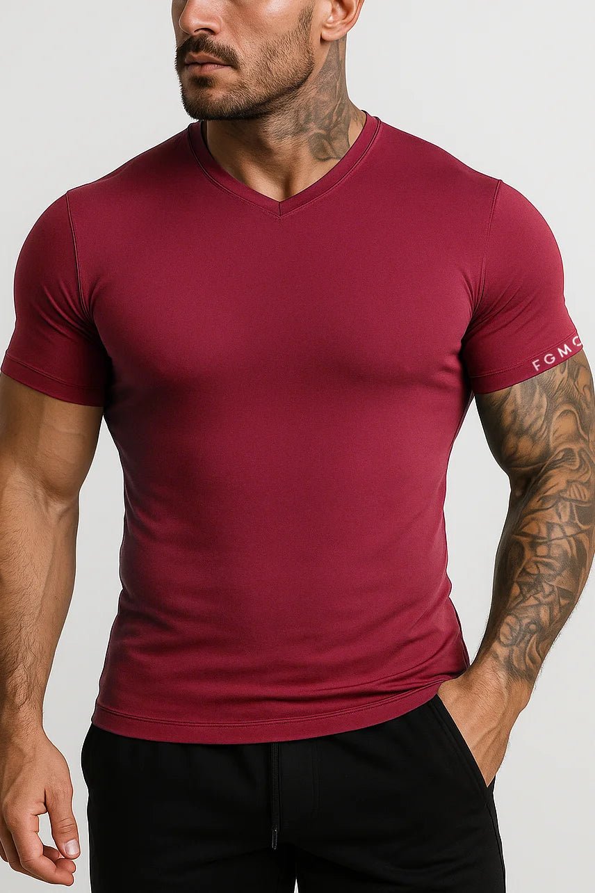 T-Shirt Uomo Manica Corta Deep Claret FGM04 IN REGALO (Taglia Unica) - FGM04 - Gift - fgm04