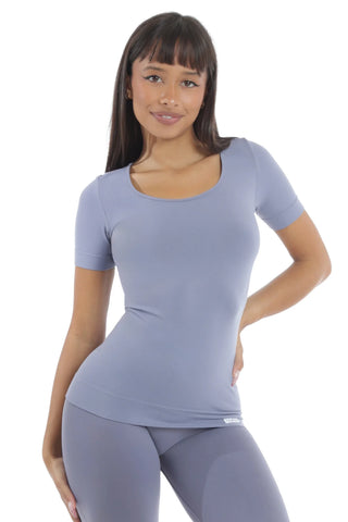 T-shirt Miss Fgm04 Blu Granito