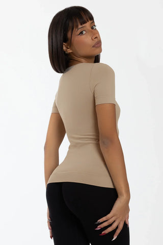 T-shirt Miss Fgm04 Sabbia - FGM04 - Maglie e Top - fgm04