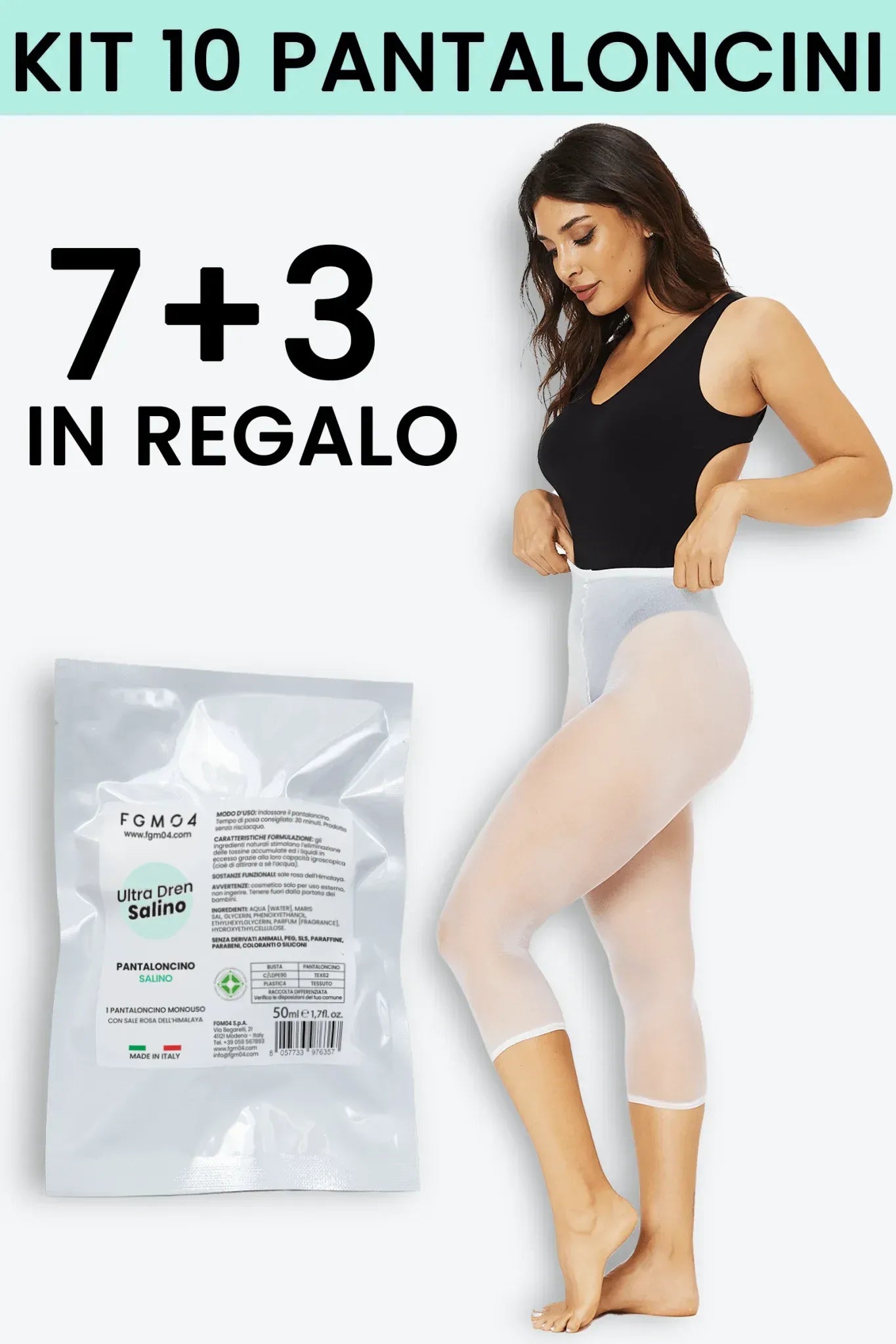 KIT 10 PANTALONCINI - ANTICELLULITE - fgm04 - CREME ANTICELLULITE - fgm04
