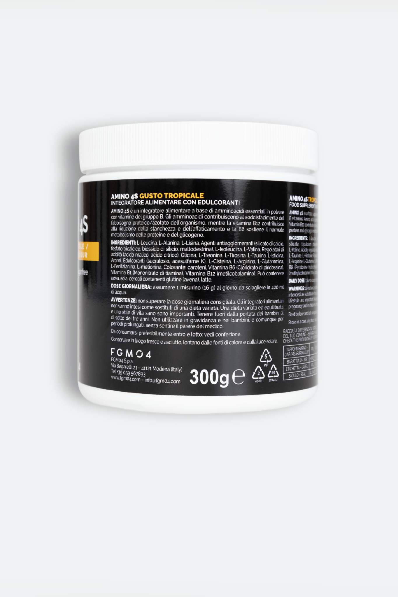 Amino 4S Gusto Tropicale 300g - FGM04 - INTEGRATORI - fgm04