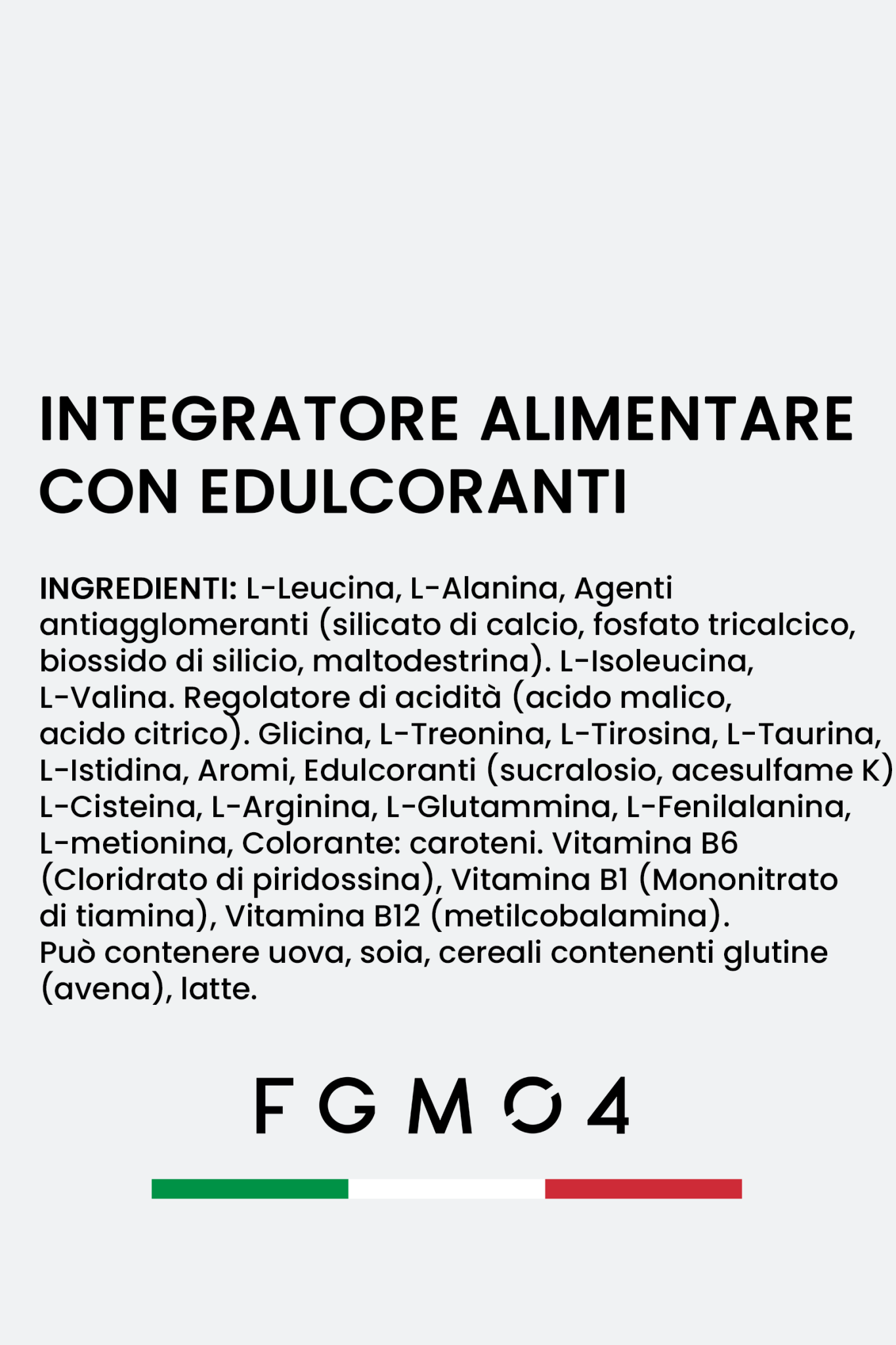 Amino 4S Gusto Tropicale 300g - FGM04 - INTEGRATORI - fgm04