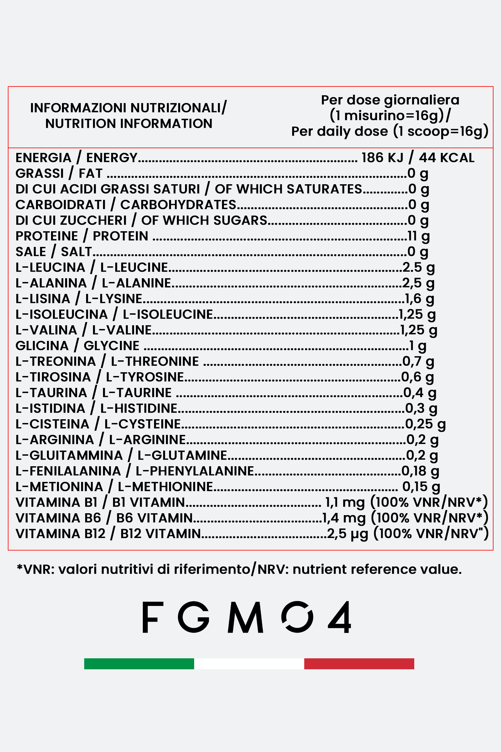 Amino 4S Gusto Tropicale 300g - FGM04 - INTEGRATORI - fgm04