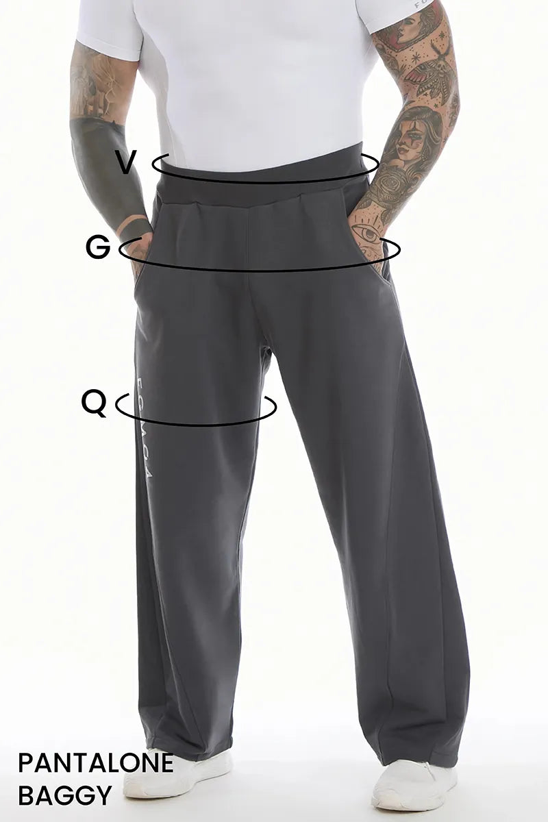 Guida alle taglie: Pantalone Baggy Uomo