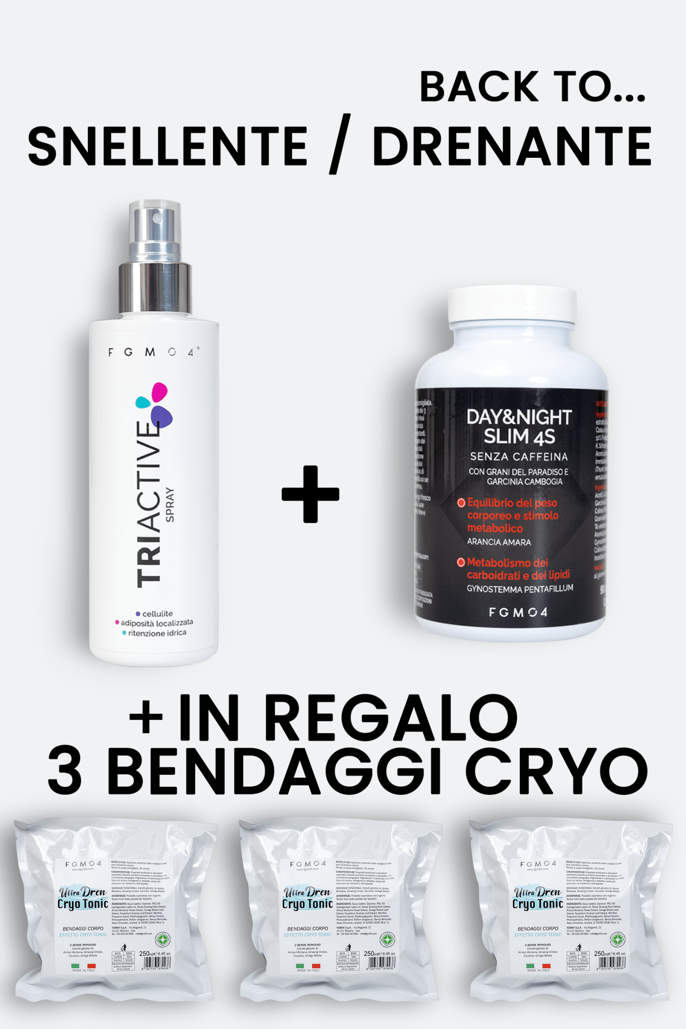 BACK TO... DRENANTE/SNELLENTE - Fast Bundle - INTEGRATORI - fgm04