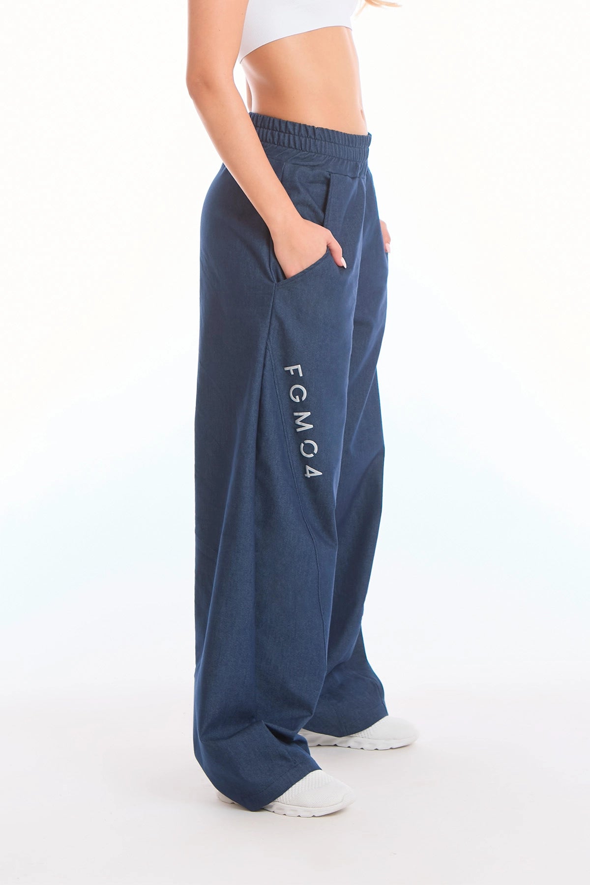 Pantalone Baggy Jeans Blu 2.0 - FGM04 - Linea Ikonic - fgm04