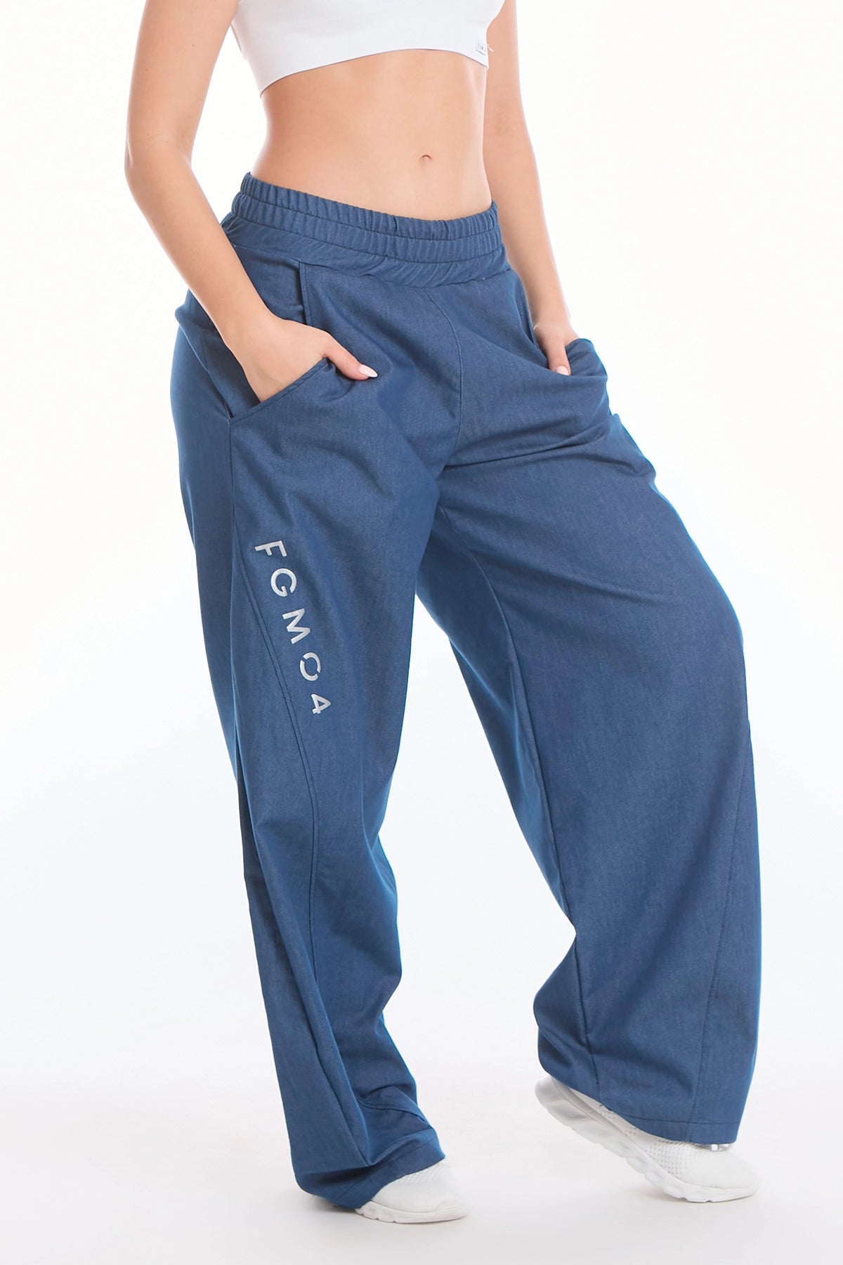 Pantalone Baggy Jeans Indaco 2.0 - FGM04 - Linea Ikonic - fgm04