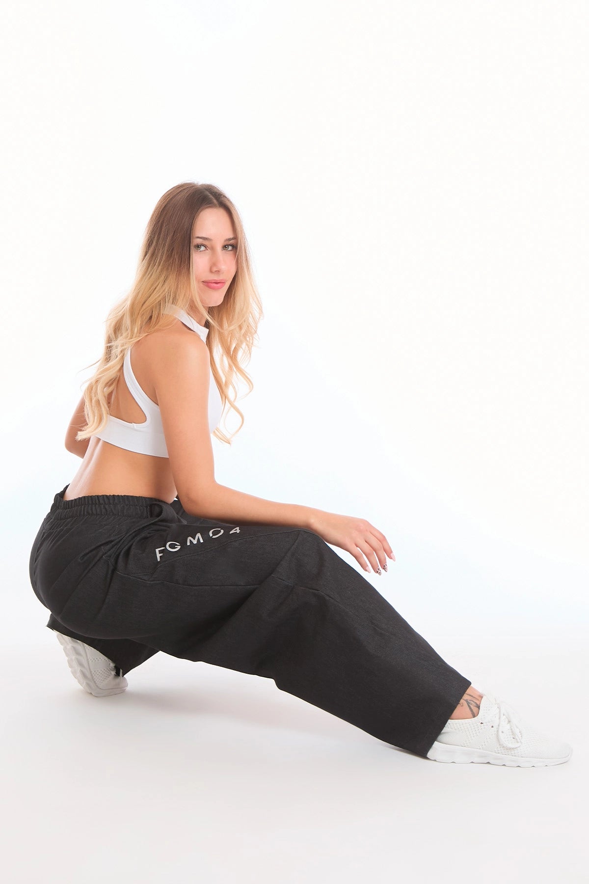 Pantalone Baggy Jeans Nero 2.0 - FGM04 - Linea Ikonic - fgm04