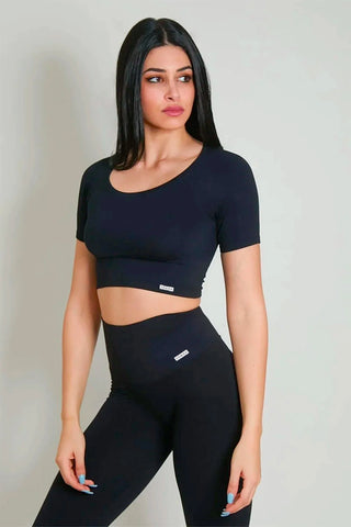 Bolero CALIPSO Nero Costine - FGM04 - Maglie e Top - fgm04