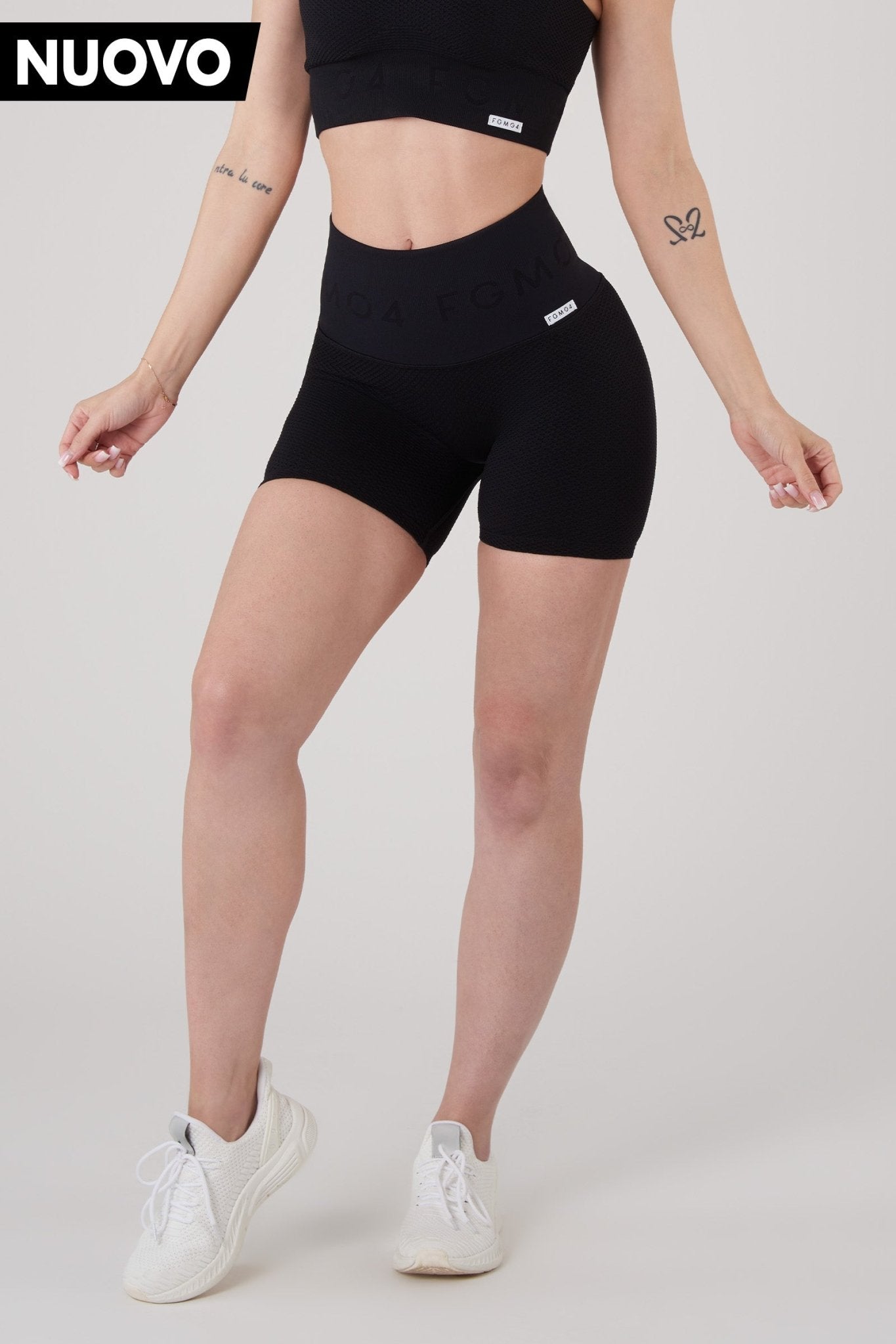 Shorts Candy Bubble Cryofir Nero - FGM04 - LEGGINGS ANTICELLULITE - fgm04