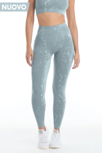 Leggings Push Up Marmo Azzurro Arona