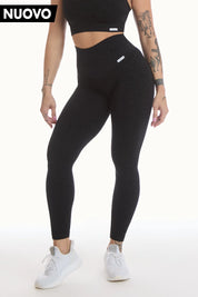 Leggings Push Up Jungle Leopardo 2.0 Nero