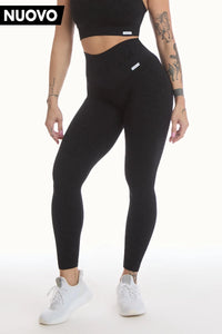 Leggings Push Up Jungle Leopardo 2.0 Nero
