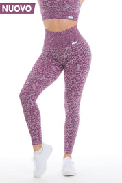 Leggings Push Up Wild Essence BambùFIR Dark Purple