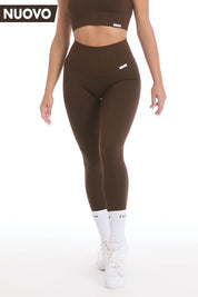 Leggings Push Up Bubble Cryofir Cioccolato - FGM04 - LEGGINGS ANTICELLULITE - fgm04