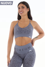 Top Jungle Leopardo 2.0 Blu Granito