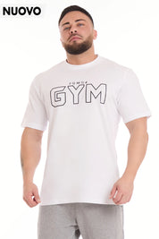 T-Shirt Gym Fgm04 Uomo Bianco - FGM04 - Linea Ikonic Uomo - fgm04