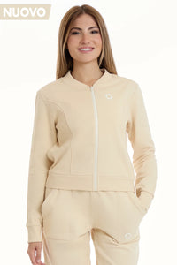 Felpa Ikonic Active Zip FW 25 Burro