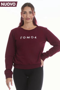 Felpa Ikonic WINTER FLAG Prugna