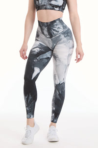 Leggings Push Up Elements Aria Bianco Nero