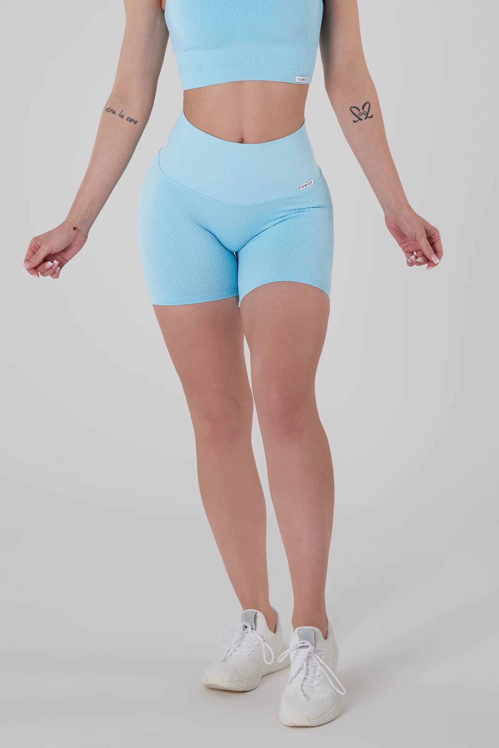 Shorts sportivi con tecnologia FIR push up con arricciatura a bolle Candy Bubble Cryofir Tropical Breeze - FGM04 - LEGGINGS ANTICELLULITE - fgm04