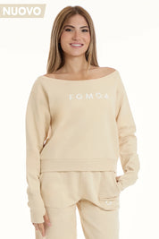 Felpa Ikonic Core FW 25 Burro - FGM04 - Linea Ikonic - fgm04