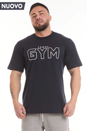 T-Shirt Gym Fgm04 Uomo Blu - FGM04 - Linea Ikonic Uomo - fgm04