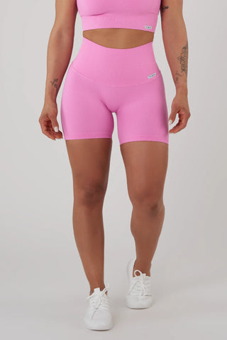 Shorts sportivi con tecnologia FIR push up con arricciatura a bolle Candy Bubble Cryofir Fiji Flower - FGM04 - LEGGINGS ANTICELLULITE - fgm04