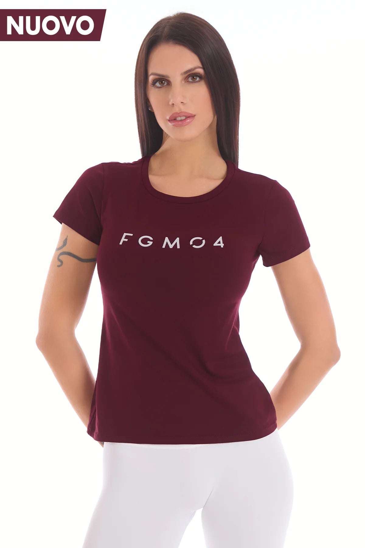 T-Shirt Essential Fgm04 Prugna - FGM04 - Linea Ikonic - fgm04