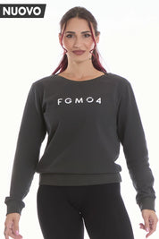 Felpa Ikonic WINTER FLAG Grigio Piombo - FGM04 - Linea Ikonic - fgm04