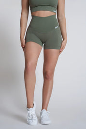 Shorts Monogram Verde Salvia - FGM04 - LEGGINGS ANTICELLULITE - fgm04