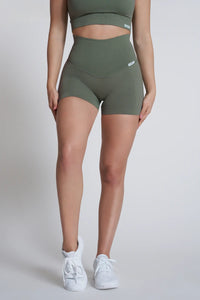 Pantaloni scurți Monogram Verde Salvia