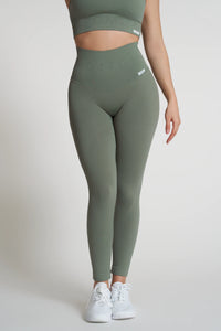 Leginsy Push Up Monogram Verde Salvia