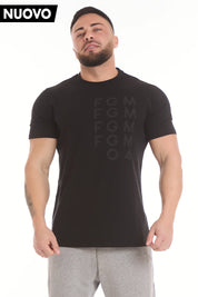 T-Shirt Shadow Fgm04 Uomo Nero - FGM04 - Linea Ikonic Uomo - fgm04