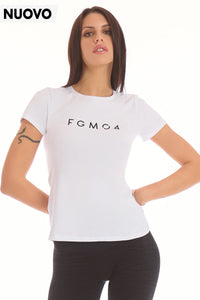 T-Shirt Essential Fgm04 Bianco