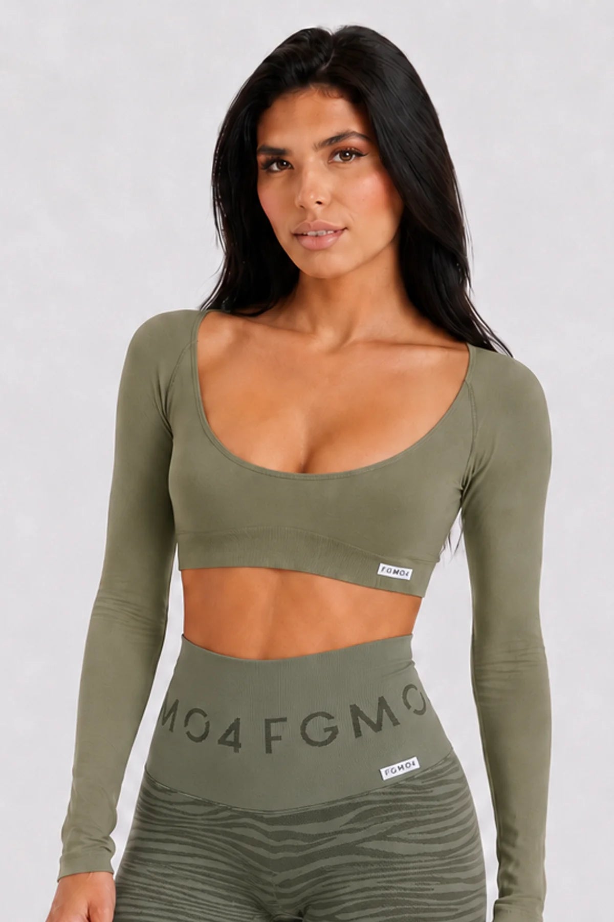 Crop Top Diva Verde Salvia