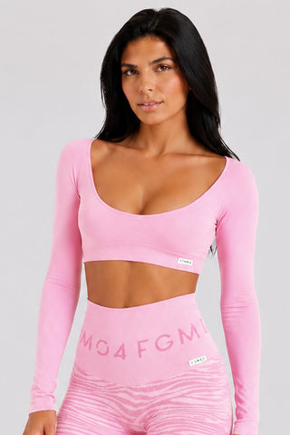 Diva Crop Top Rosa