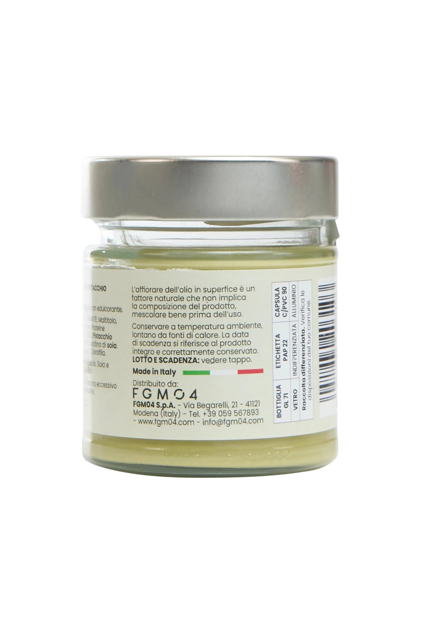Crema Proteica Pistacchio - 200 g - FGM04 - OFFERTE SPECIALI - fgm04