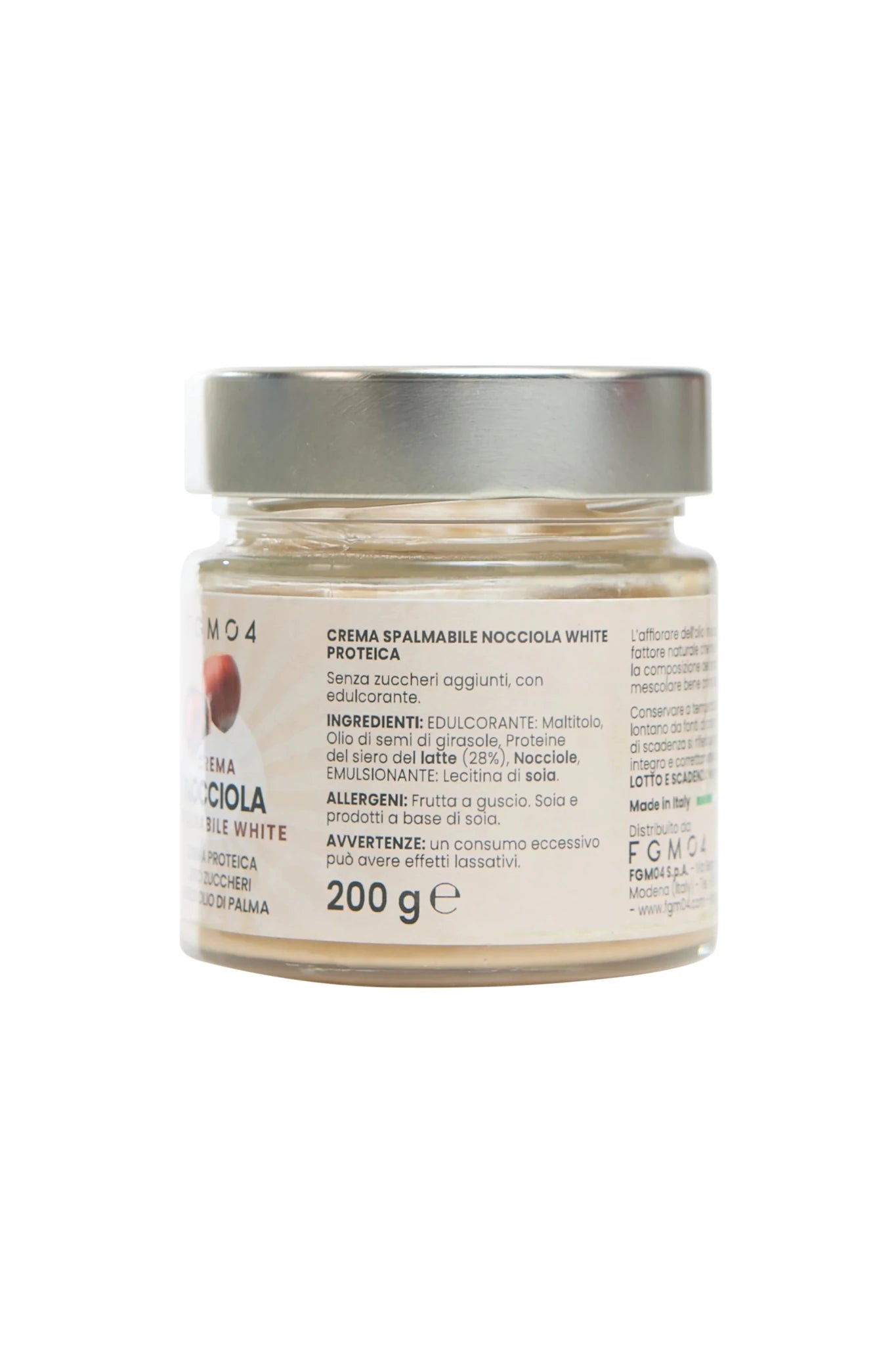 Crema Proteica Nocciola White - 200 g - FGM04 - OFFERTE SPECIALI - fgm04