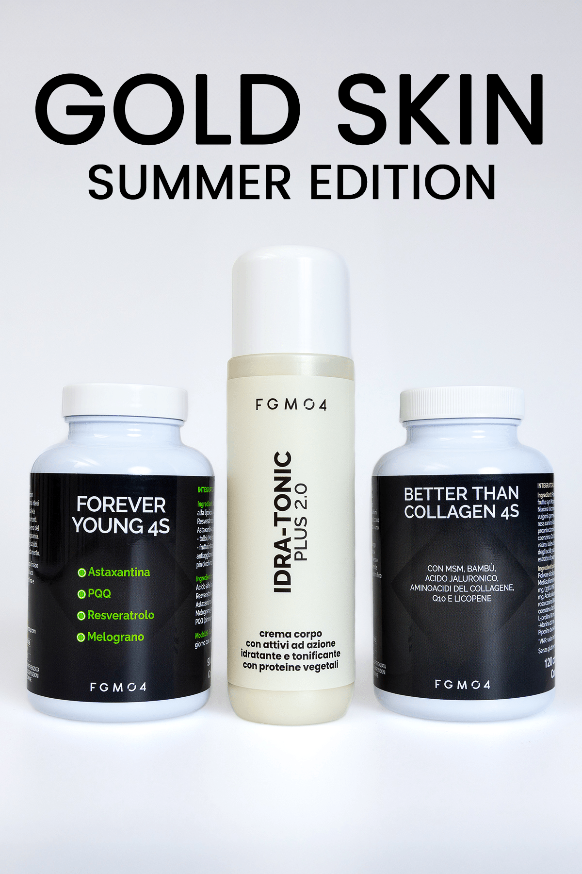 Golden Skin Summer Kit - trattamento 30 giorni - Fast Bundle - INTEGRATORI - fgm04