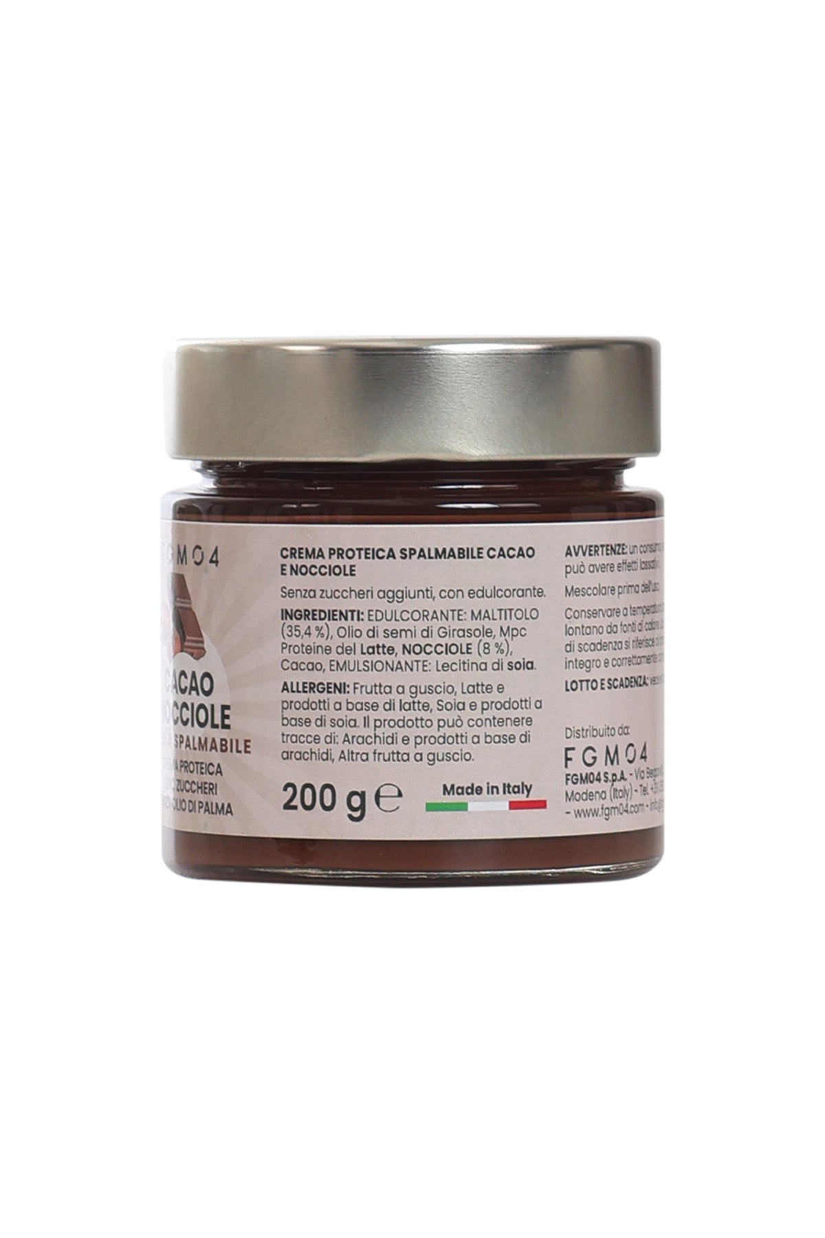 Crema Proteica Cacao Nocciole - 200 g - FGM04 - OFFERTE SPECIALI - fgm04