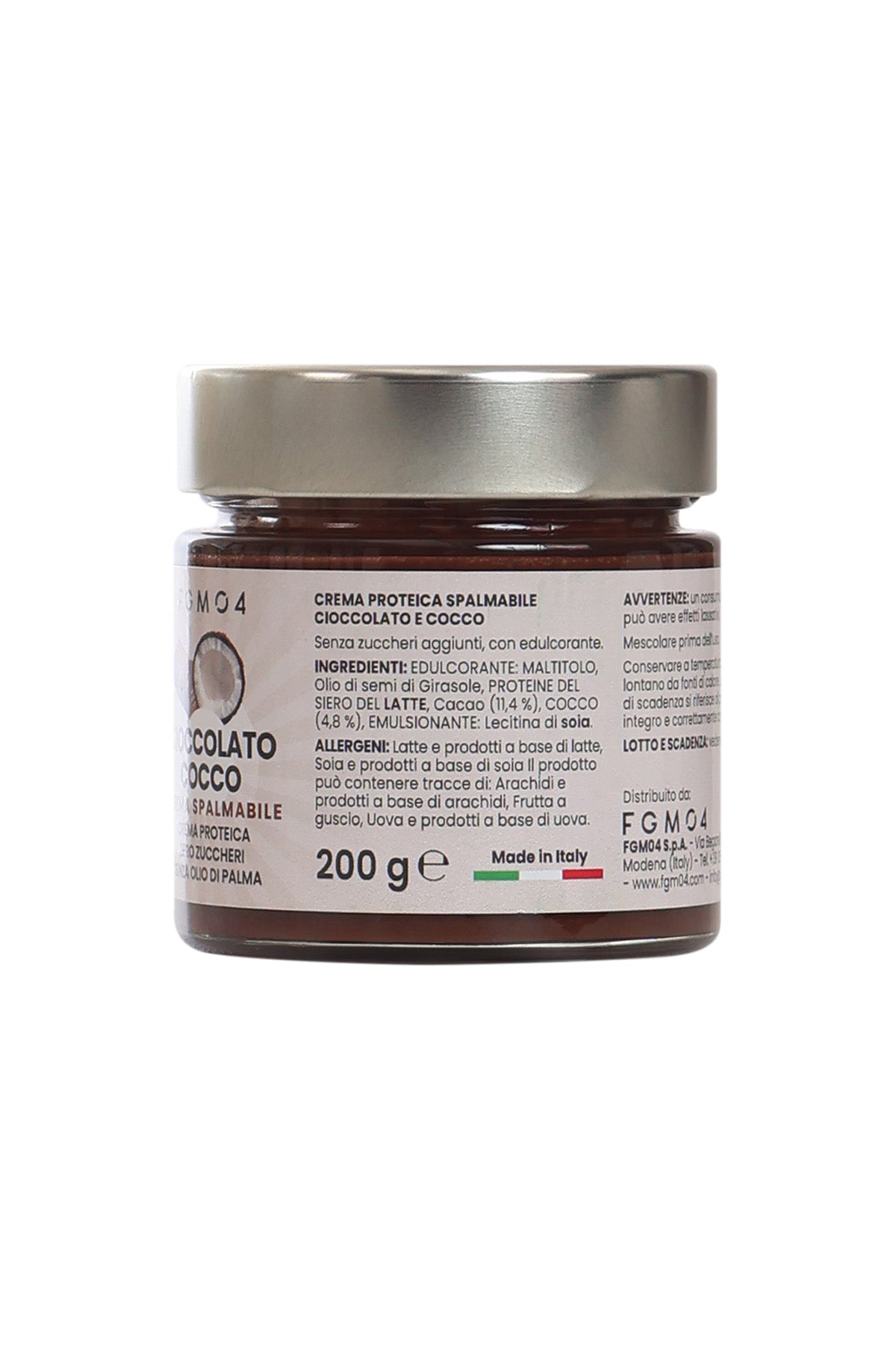 Crema Proteica Cioccolato Cocco - 200 g - FGM04 - OFFERTE SPECIALI - fgm04