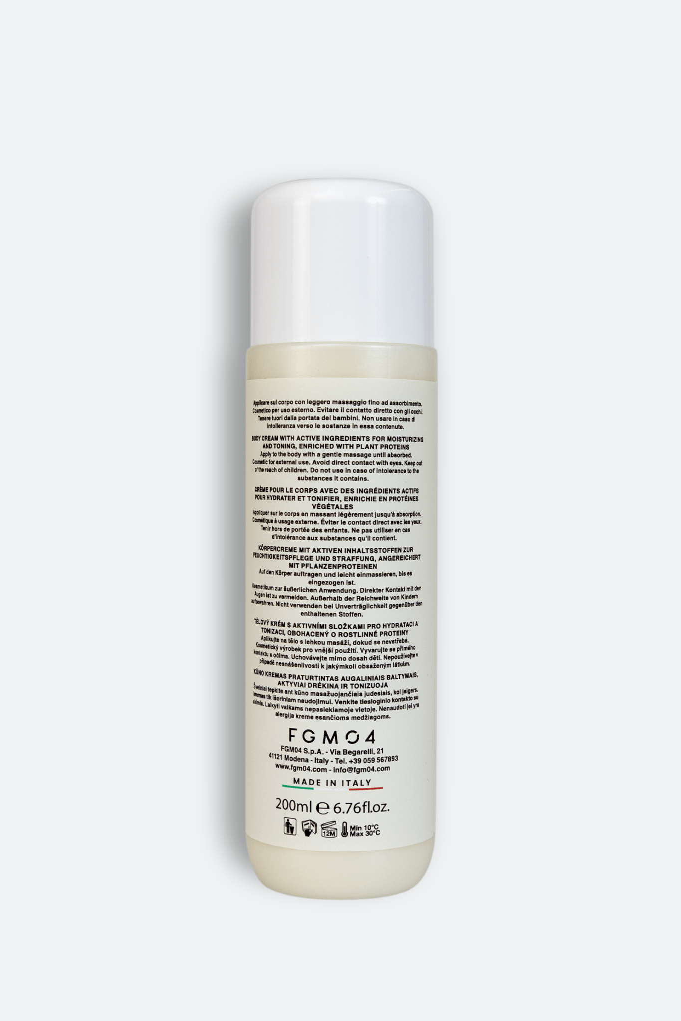 Idra - Tonic Plus 2.0 Crema Unisex 200 ml - FGM04 - CREME TONIFICANTI - fgm04