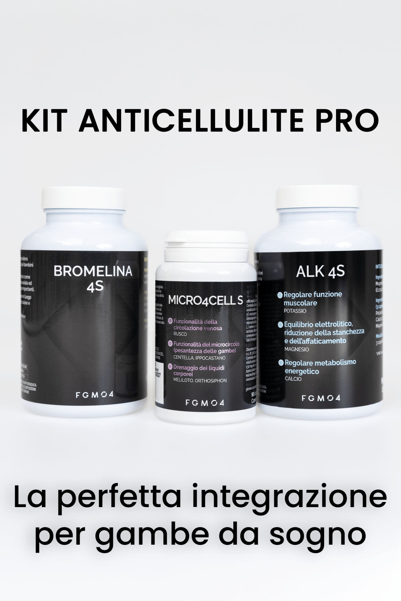 KIT ANTICELLULITE PRO - Fast Bundle - INTEGRATORI - fgm04
