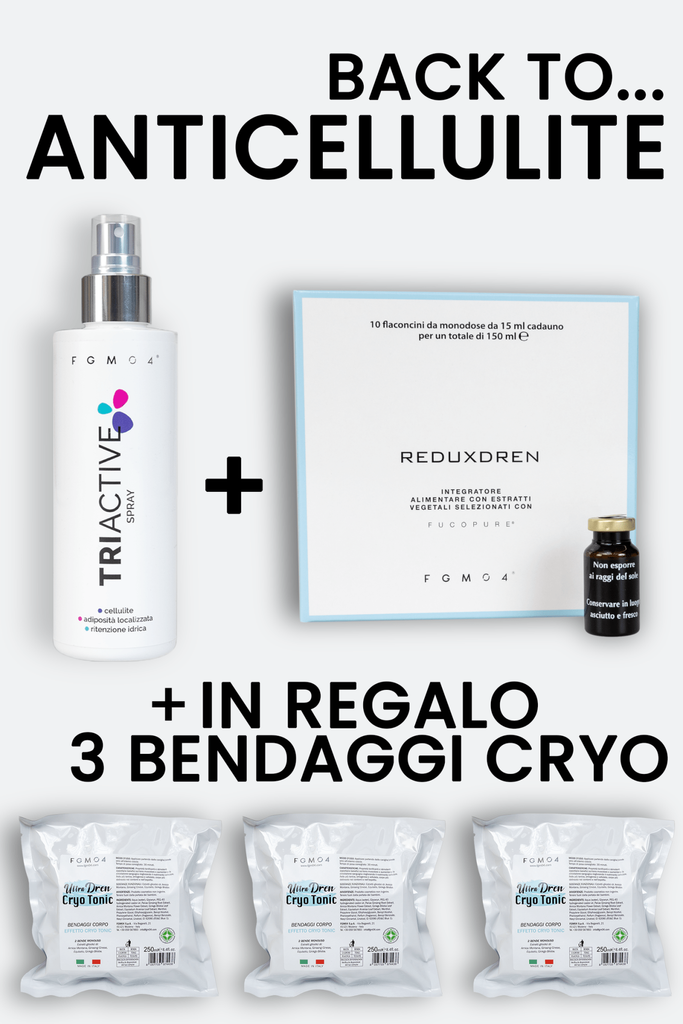 BACK TO... ANTICELLULITE - Fast Bundle - INTEGRATORI - fgm04