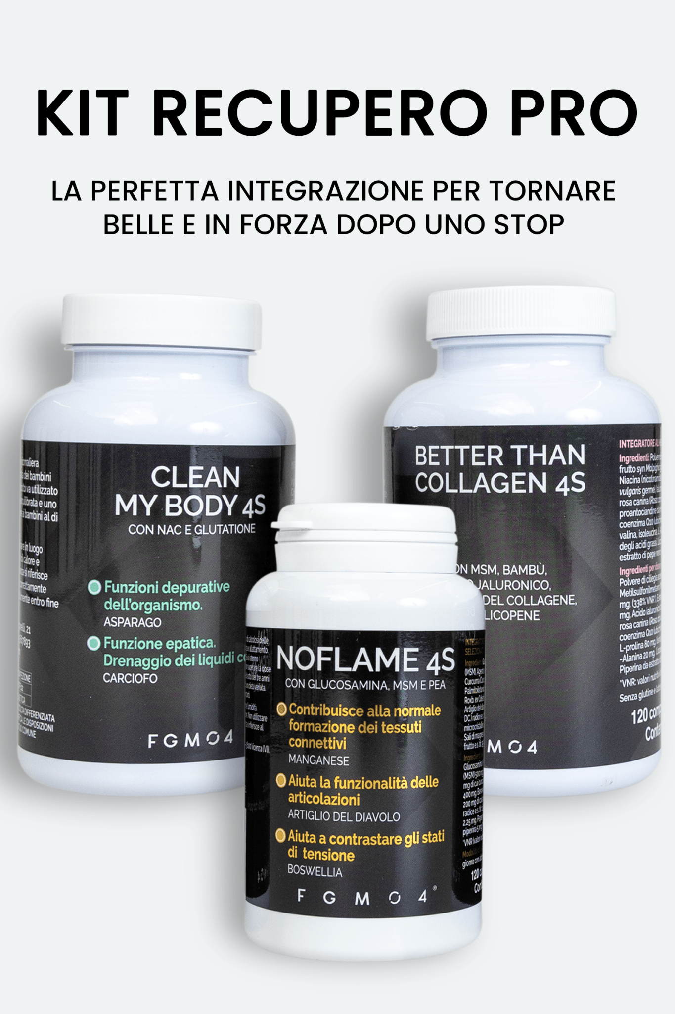 KIT RECUPERO PRO - Fast Bundle - INTEGRATORI - fgm04