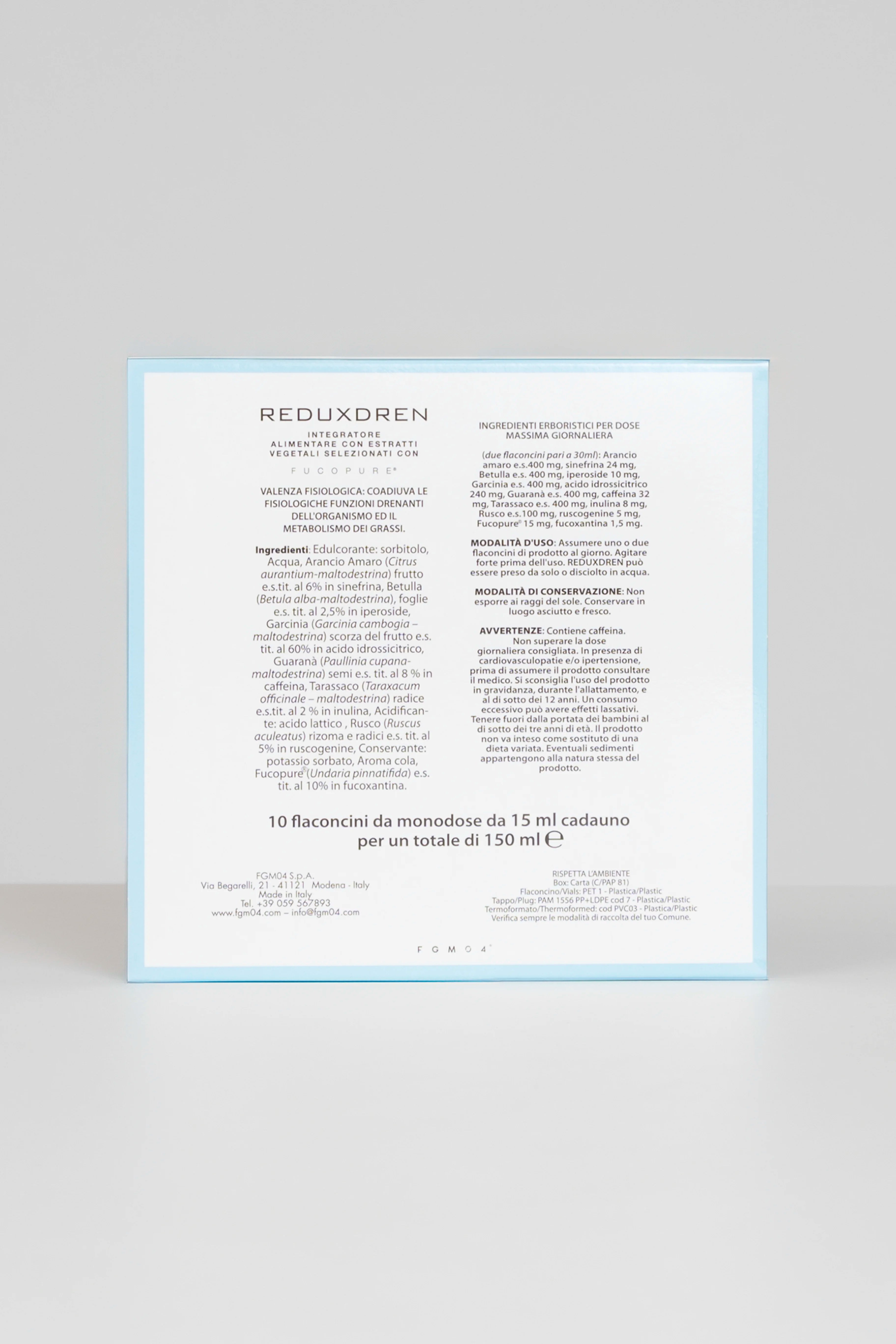 Reduxdren 10 Fläschchen mit 15 ml