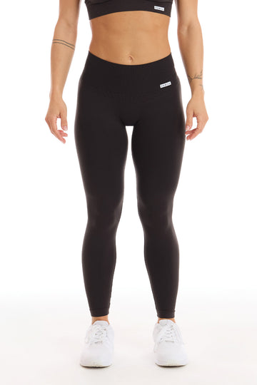 Leggings Soft Push Up Confidence Marrone After Dark - FGM04 - Leggings con Tecnologia F.I.R. - fgm04