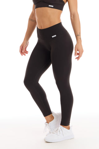 Leggings Soft Push Up Confidence Marrone After Dark
