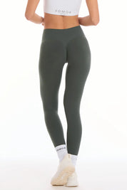 Leggings Push Up Allure Coal Green - FGM04 - LEGGINGS ANTICELLULITE - fgm04